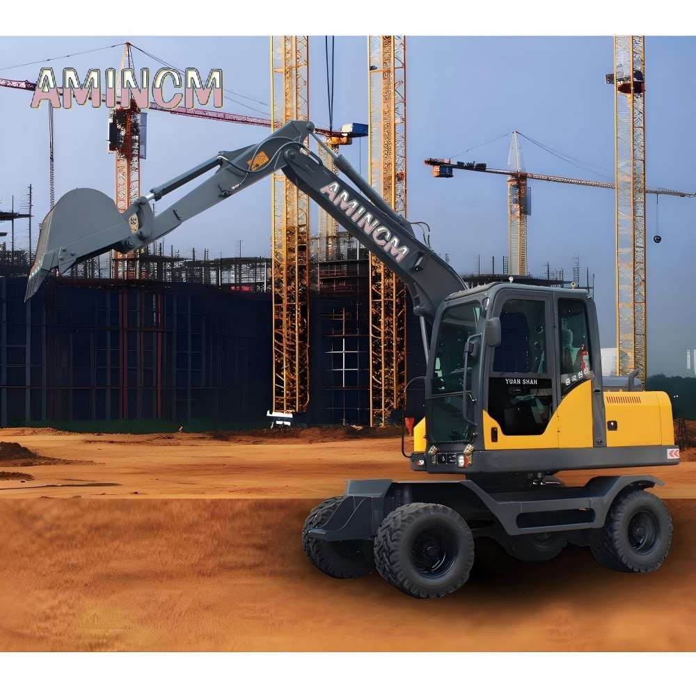 AMINCM 70W Wheel Excavator: 6-Ton Economical Powerhouse